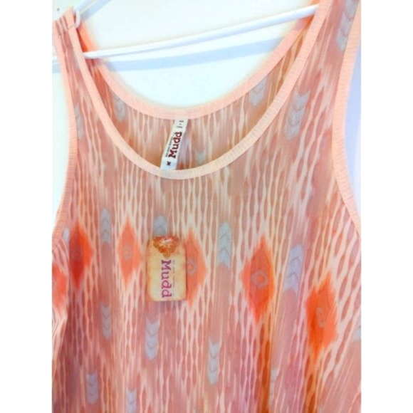 New With Tag Mudd Tank Top Sleeveless Scoop Neck Medium - Picture 8 of 11